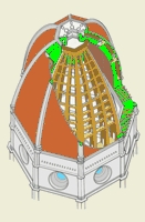 Sezione della cupola di Santa Maria del Fiore