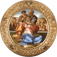Uffizi, tondo del Doni, Michelangelo Buonarroti